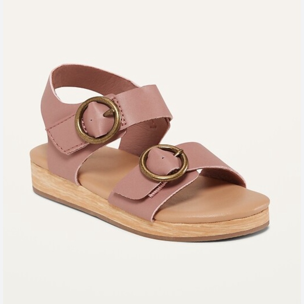 Faux-Leather Clog Sandals for
Toddler Girl SIZE 6‎
